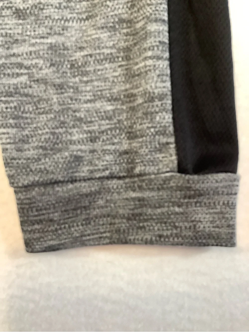 Old Navy Gray Jogger Pants with Black Side Panels